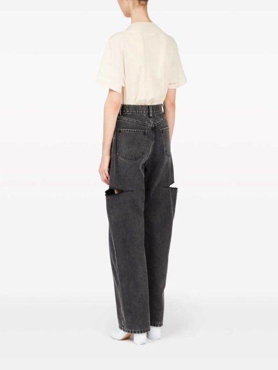 26FW 마르지엘라 컷아웃 진 S51LA0051S30743 BLACK WASHED - MAISON MARGIELA