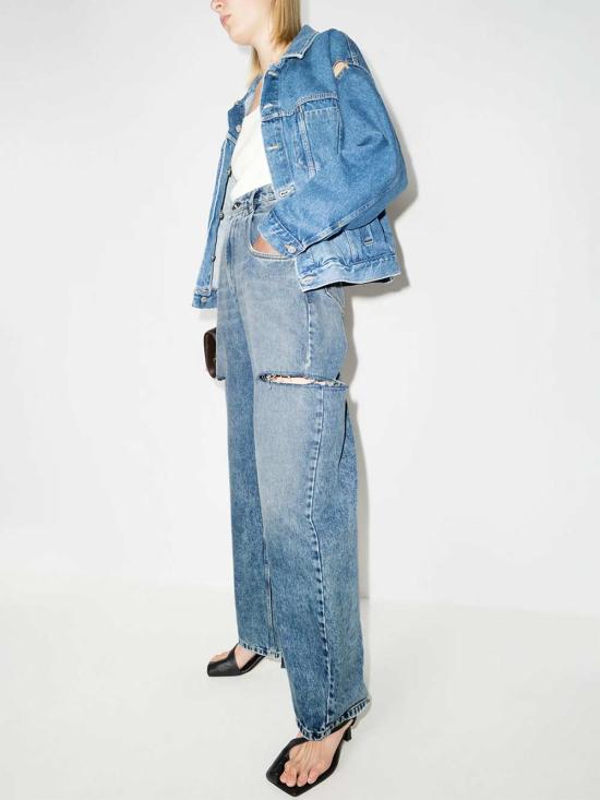 26FW 마르지엘라 코인 슬래쉬 디테일 진 S51LA0051S30513 DENIM - MAISON MARGIELA