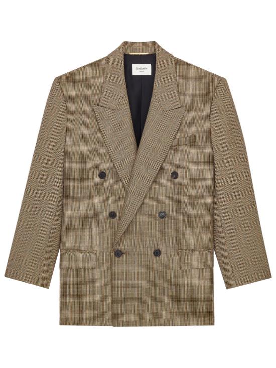26FW 생로랑 수트 자켓 871065 Y3L61 2242 BEIGE MARRON
