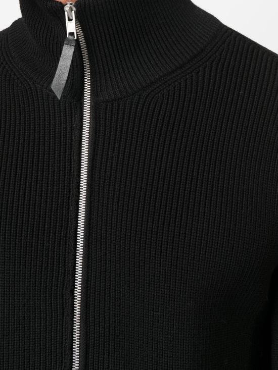 26FW 마르지엘라 니트 집업 가디건 SI1HA0013S17781 900F BLACK - MAISON MARGIELA