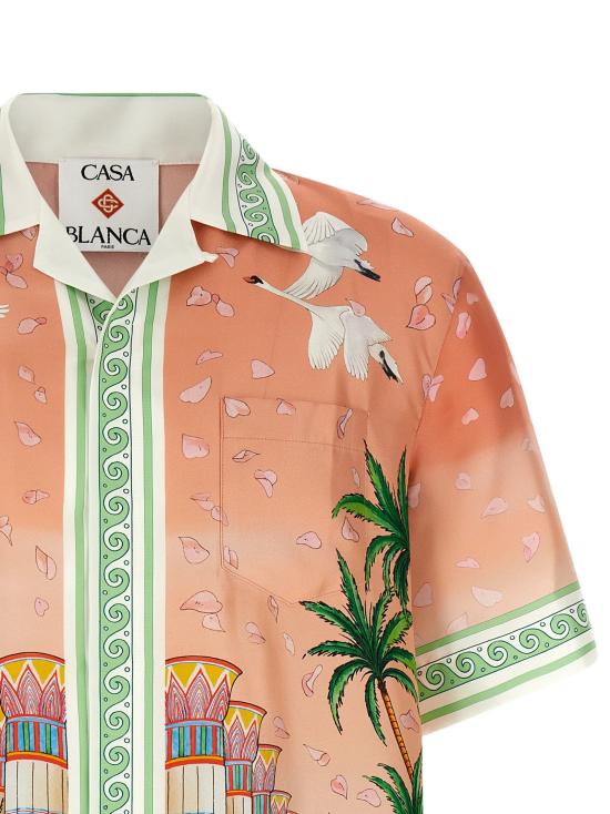 26FW 카사블랑카 반팔 셔츠 에테리얼 와 블라우스 멀티컬러 - CASABLANCA