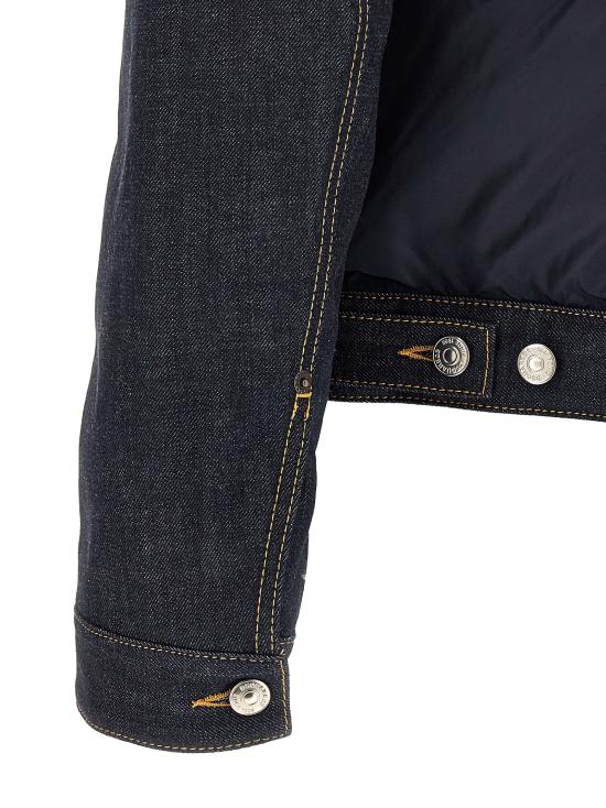 26FW 디스퀘어드2 데님 자켓 하이브리드  재킷 (블루) - DSQUARED2