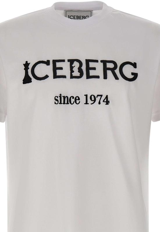 26FW 아이스 비 아이스버그 반팔 티셔츠 F014627A1101 WHITE - ICE B ICEBERG