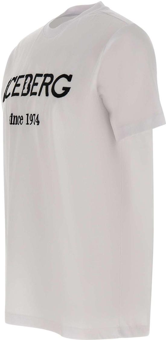 26FW 아이스 비 아이스버그 반팔 티셔츠 F014627A1101 WHITE - ICE B ICEBERG