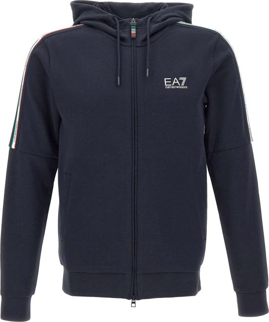 26FW 엠포리오 아르마니 후드 티셔츠 7M001863AF12660UB102 NAVY