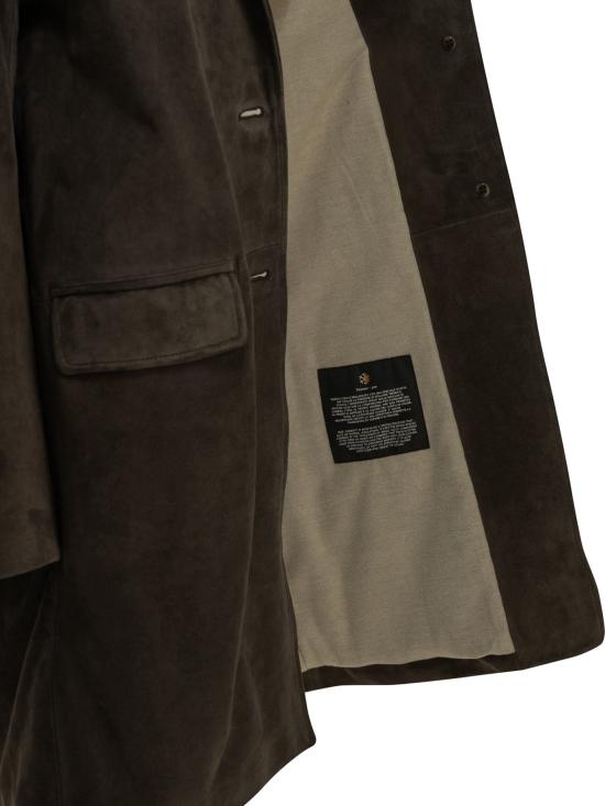 26FW 셈퍼 코트 패딩 스웨이드 재킷, 재킷 및 코트, 브라운 - SEMPER