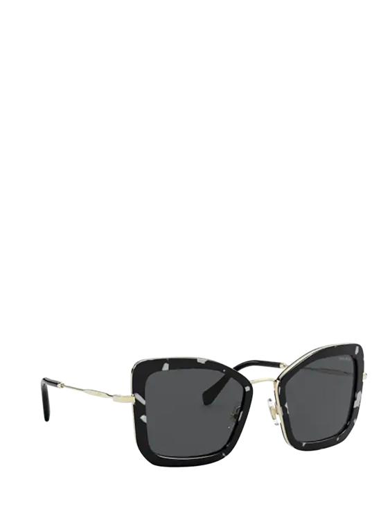 26FW 미우미우 선글라스 MU 55VS PC75S0 HAVANA BLACK WHITE - MIU MIU