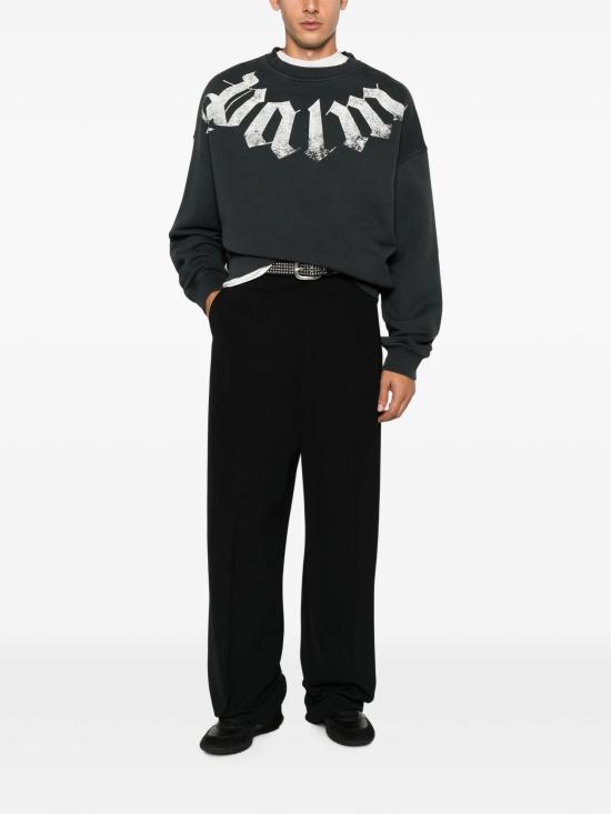 26FW 팜앤젤스 스웨터 PAMBA004 FL001 1003 BLACK - PALM ANGELS
