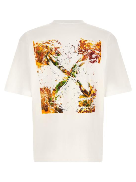 26FW 오프화이트 반팔 티셔츠 스파이스 애로우 스케이트 티셔츠 화이트 - OFF WHITE