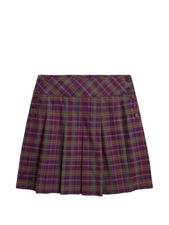 26FW [키즈] 폴로 랄프로렌 스커트 313 B26493 001 001 240 PURPLE GREEN MULTI