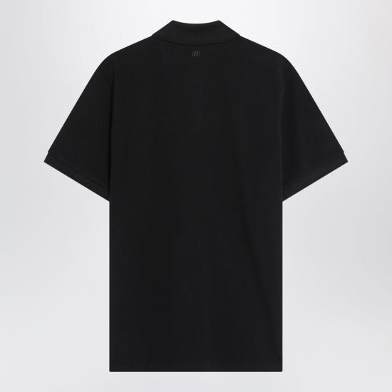 26FW 아미 스몰 하트 로고 폴로 셔츠 BFUPL001U760 Black - AMI