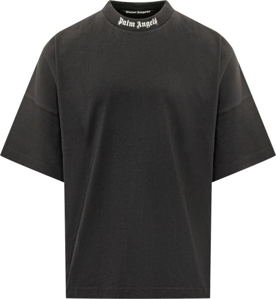 26FW 팜앤젤스 반팔 티셔츠 PAMAA05F26JR021003 BLACK