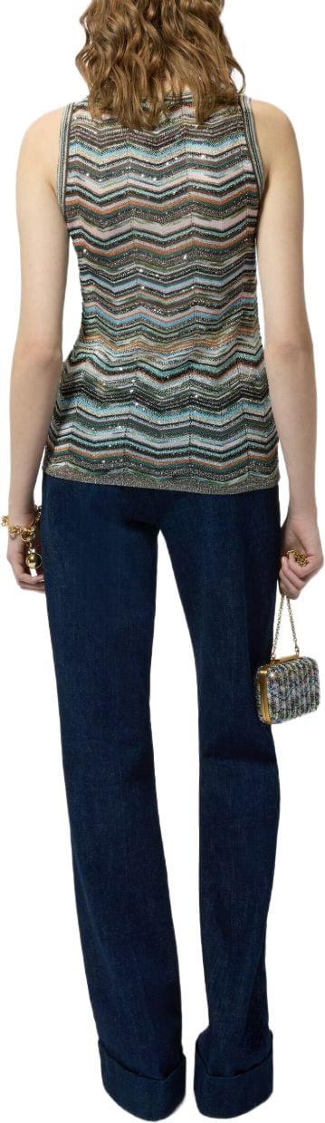26FW 미소니 민소매 티셔츠 DS26WK0HBK01KSSMSPO DIVERS - MISSONI