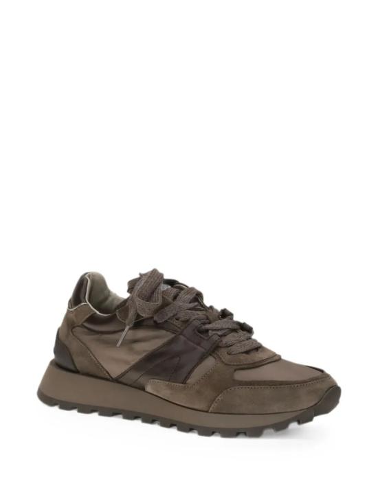 26FW 브루넬로 쿠치넬리 스니커즈 MZSFG3327 C8769 PEAT - BRUNELLO CUCINELLI