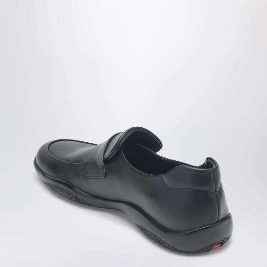 26FW 프라다 토블라흐 레더 로퍼 4D3612D001070 Black - PRADA