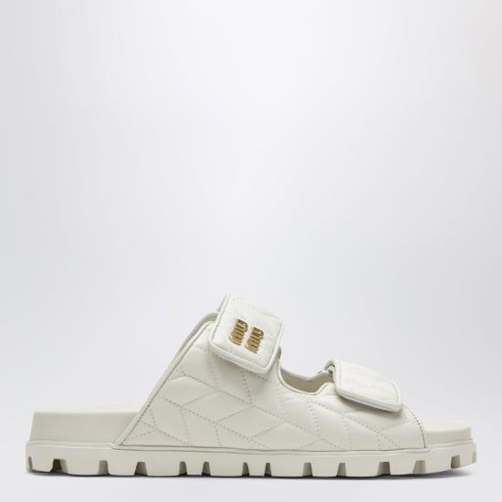26FW 미우미우 뮬/슬리퍼 5XX64001088T White