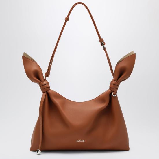 26FW 로에베 미디움 스카프 백 ABNYBNMX01LE Brown