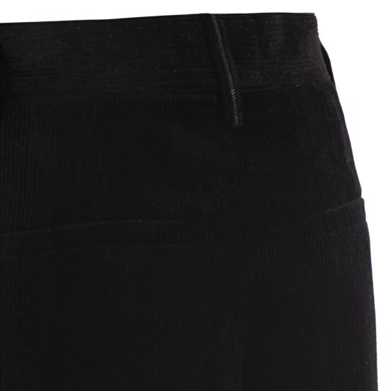 26FW 브루넬로 쿠치넬리 스트레이트 팬츠 MG568P8884 BLACK - BRUNELLO CUCINELLI