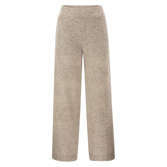 26FW 브루넬로 쿠치넬리 스트레이트 팬츠 MFA790199 SAND