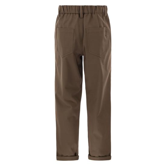26FW 브루넬로 쿠치넬리 스트레이트 팬츠 MA126P8417 BROWN - BRUNELLO CUCINELLI