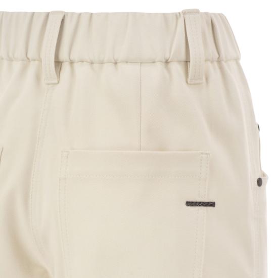 26FW 브루넬로 쿠치넬리 스트레이트 팬츠 MA126P8417 CREAM - BRUNELLO CUCINELLI