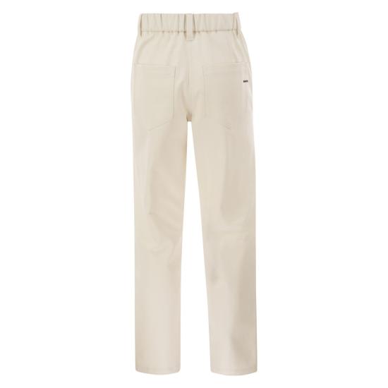 26FW 브루넬로 쿠치넬리 스트레이트 팬츠 MA126P8417 CREAM - BRUNELLO CUCINELLI