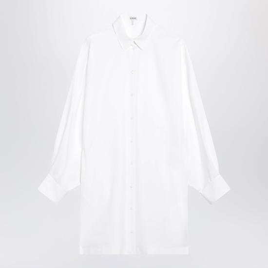 26FW 로에베 미디 원피스 S359Y09XMQCO White