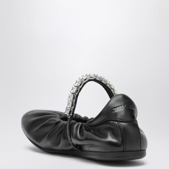 26FW 지미추 플랫 슈즈 JADEBALLERINAGKE Black - JIMMY CHOO