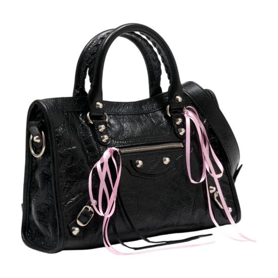 26FW 발렌시아가 르 시티 백 스몰 811442 2AB8Z 1065 black - BALENCIAGA
