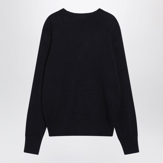 26FW 아미 ADC 울 V넥 가디건 HKC361001 Blue - AMI