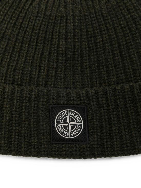 26FW 스톤 아일랜드 비니 L2S15N100012S00B4V0M5G DONKERGREEN - STONE ISLAND