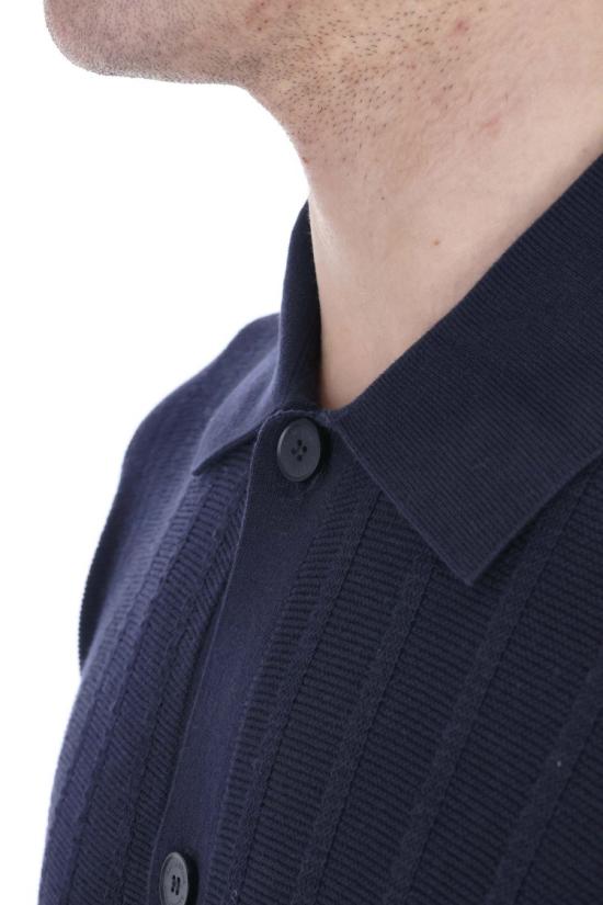 25SS 발렌타인 반팔 셔츠 B2H025 14CME13777 Blue - BALLANTYNE