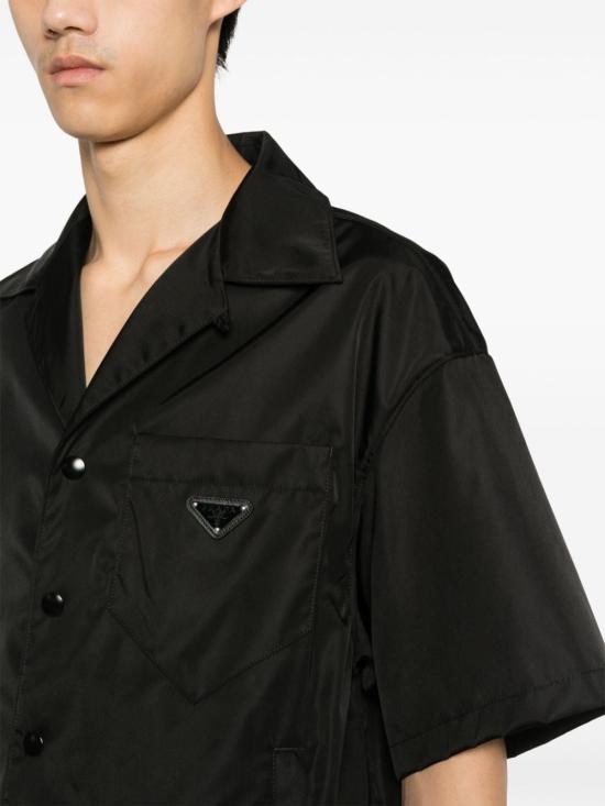 26FW 프라다 리나일론 반팔 셔츠 SC4491WQ8 F0002 NERO - PRADA