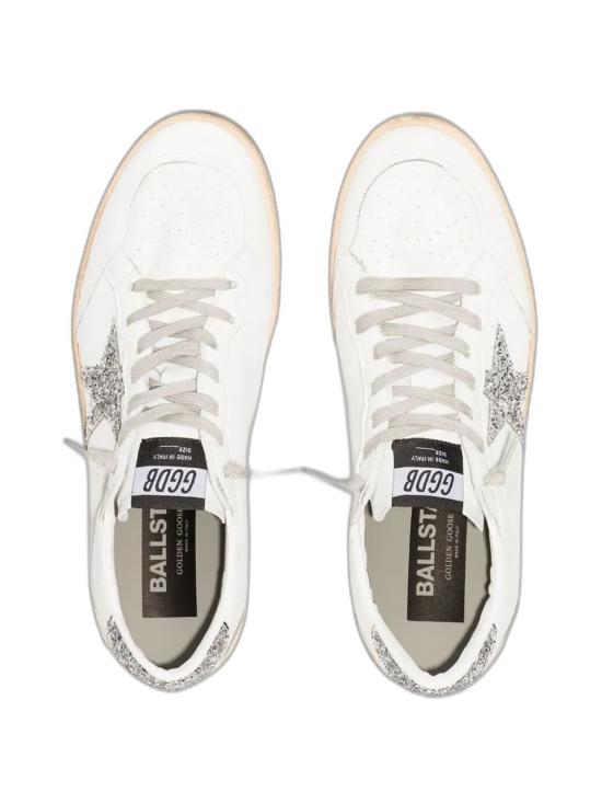 26FW 골든구스 글리터 스타 볼스타 스니커즈 GWF00117F003773 11325 WHITSILVER - GOLDEN GOOSE