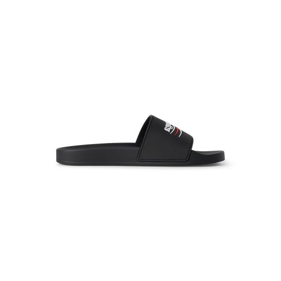 26FW 발렌시아가 풀 슬라이드 샌들 776818W1S80 1096 BLACKWHITE - BALENCIAGA