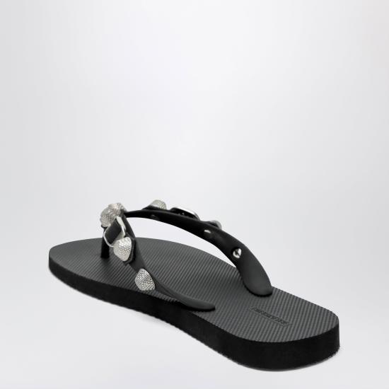 26FW 발렌시아가 뮬/슬리퍼 784853W1TA2 1081 BLCKSILVER - BALENCIAGA