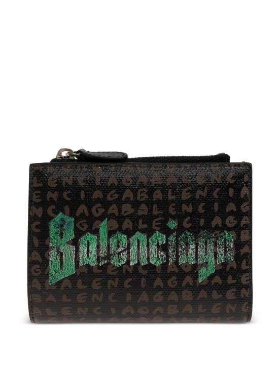 26FW 발렌시아가 남성지갑 A000Z32ACQ2 6039 BLACKGREEN