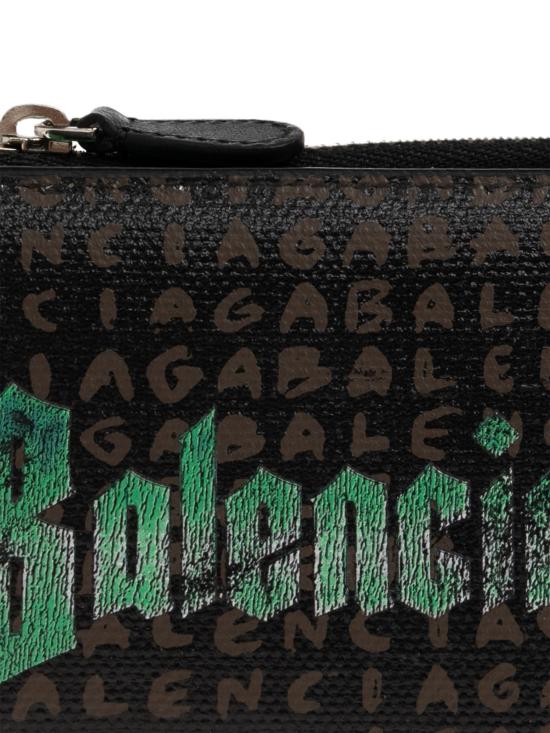 26FW 발렌시아가 남성지갑 A000Z32ACQ2 6039 BLACKGREEN - BALENCIAGA