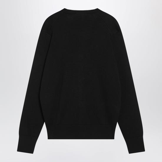 26FW 아미 ADC 울 V넥 가디건 HKC361001 Black - AMI