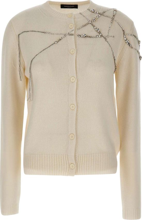 26FW 파비아나 필리피 가디건 MAD216F025M28725 WHITE