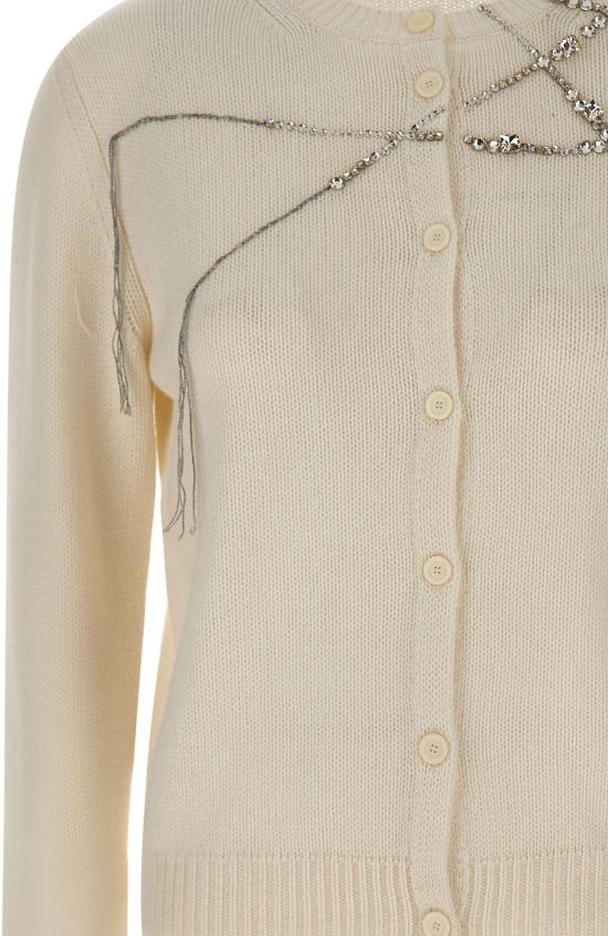 26FW 파비아나 필리피 가디건 MAD216F025M28725 WHITE - FABIANA FILIPPI