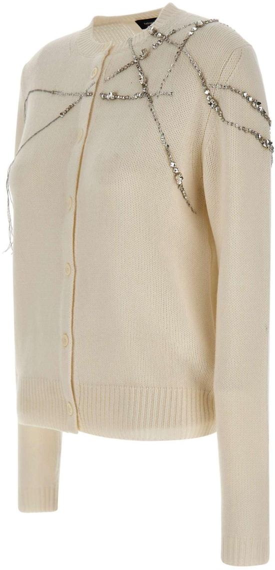 26FW 파비아나 필리피 가디건 MAD216F025M28725 WHITE - FABIANA FILIPPI