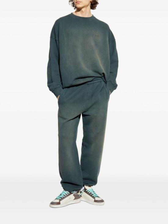 26SS 골든구스 로고 자수 코튼 스웨트셔츠 GUP01938P00214690498 Green - GOLDEN GOOSE