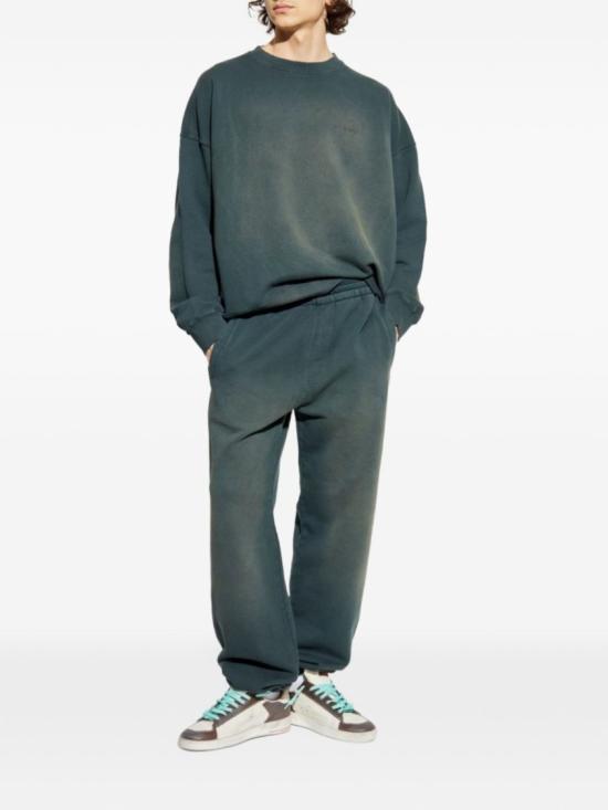 26SS 골든구스 로고 자수 코튼 스웨트셔츠 GUP01938P00214690498 Green - GOLDEN GOOSE