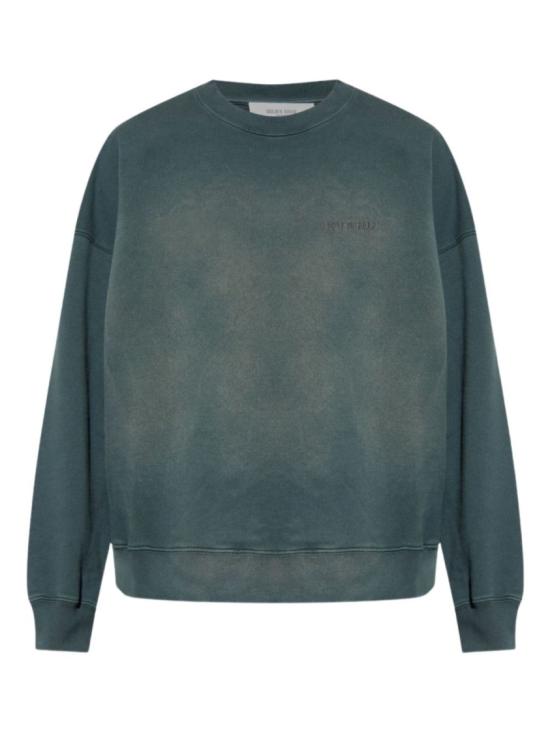 26SS 골든구스 로고 자수 코튼 스웨트셔츠 GUP01938P00214690498 Green - GOLDEN GOOSE