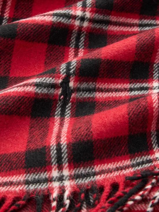 26FW 폴로 랄프로렌 클래식 플래드 스카프 449 959 354 017 RED BLACK - POLO RALPH LAUREN