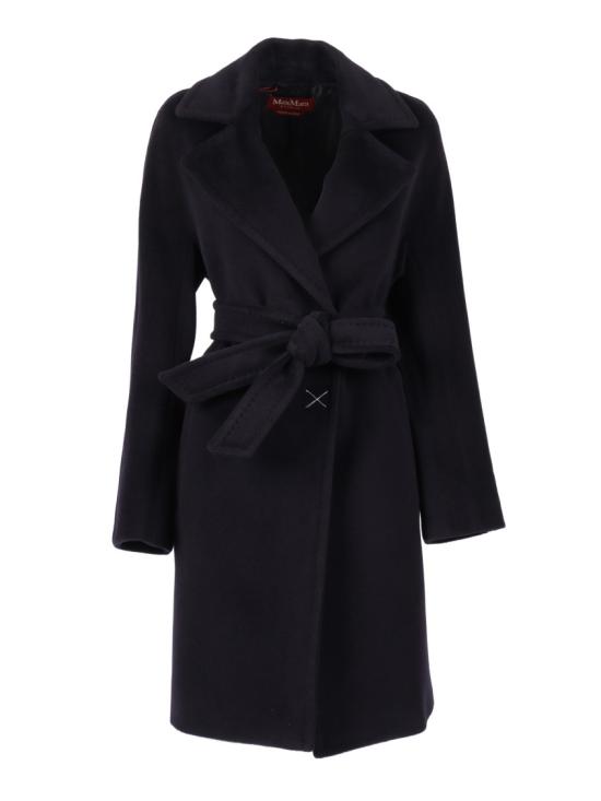25FW 막스마라 더블 브레스트 미디 코트 2526016112600 Blue