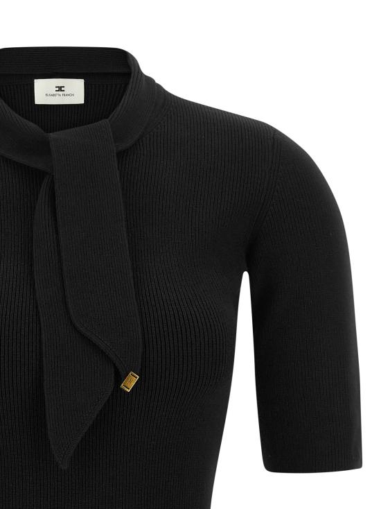 26FW 엘리자베타프랜치 숏 원피스 AM04S66E2110 Black - ELISABETTA FRANCHI