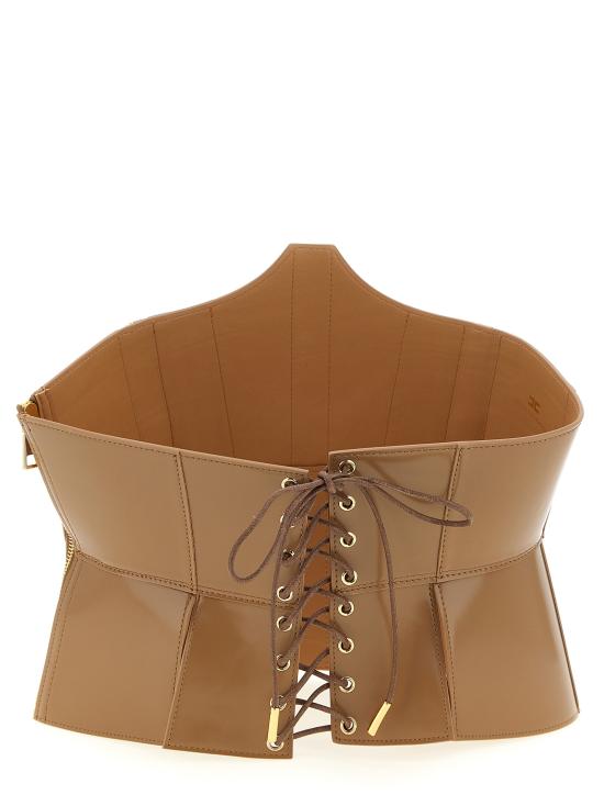 26FW 엘리자베타프랜치 와이드 벨트 CT28S66E2AI6 Brown - ELISABETTA FRANCHI