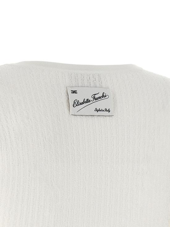 26FW 엘리자베타프랜치 숏 원피스 AM12S66E2360 White - ELISABETTA FRANCHI